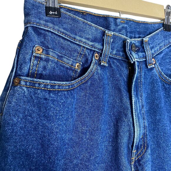 Vtg Levis 505 Jeans Womens 8 (25x29) High Waist Denim Red Tab Medium Wash USA - Picture 6 of 16